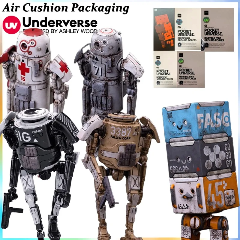 

UNDERVERSE Genuine Pocket Universe Series BERTIE MIK7 BRAMBLE MIK8 FREIGHT SOUARE Medical Robot Action Figures Model Toys Gifts