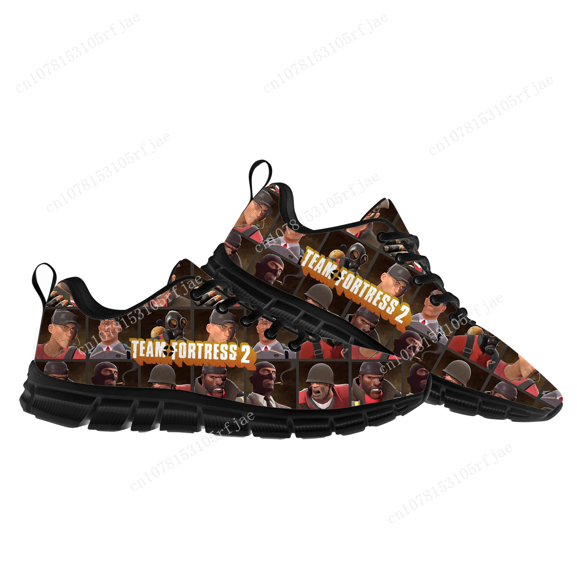 

Team Fortress 2 Sports Shoes Cartoon Game Mens Womens Teenager Children Sneakers Fashion High Quality Sneaker Custom Built Shoes