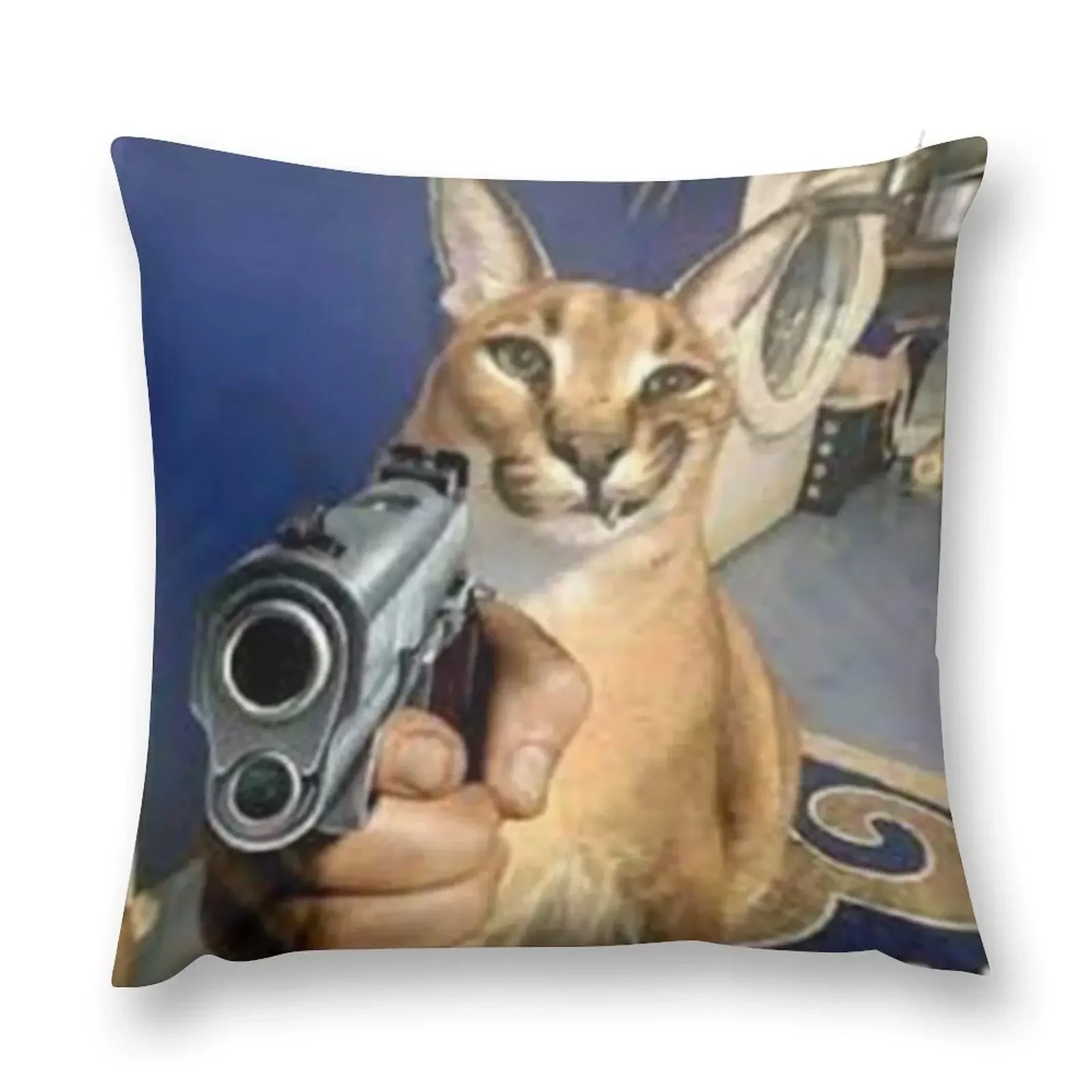 

Big Floppa gangsta Throw Pillow pillow cover christmas Decorative Sofa Cushions Sofa Cushions pillow
