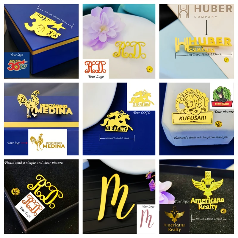 مخصص التلبيب دبابيس شخصية صور شعار بروش 304L دبوس من الفولاذ المقاوم للصدأ دعم شركة بار نادي شعار شارات المضادة للحساسية هدية #5