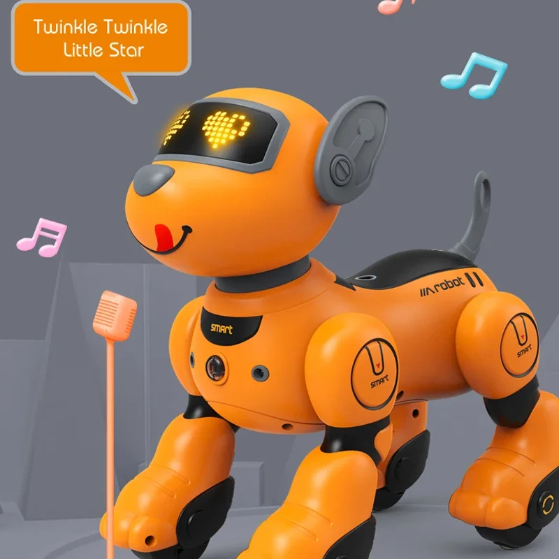 Remote Control Robot Dog Intelligent Stunt Dance Touch Sense Ai Programmable Voice Controlled Children's Educational Toys Gifts