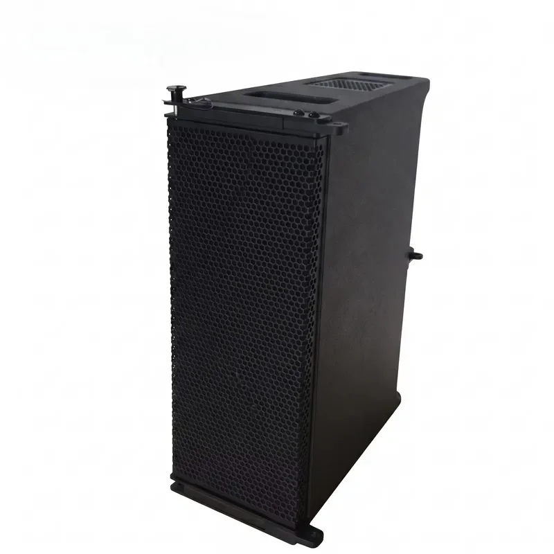 Professional Dual 6.5 Inch Line Array Speaker System High Power 200W Plywood Cabinet for Stage Concert Theater