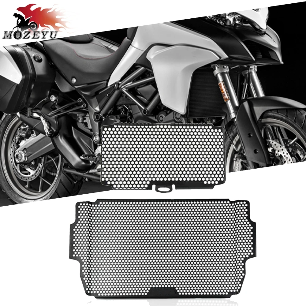 Motorcycle Radiator Guard Protector Grille Cover For Ducati Multistrada 950 1260 1200 Enduro Pro S D Pikes Peak Oil Cooler Guard