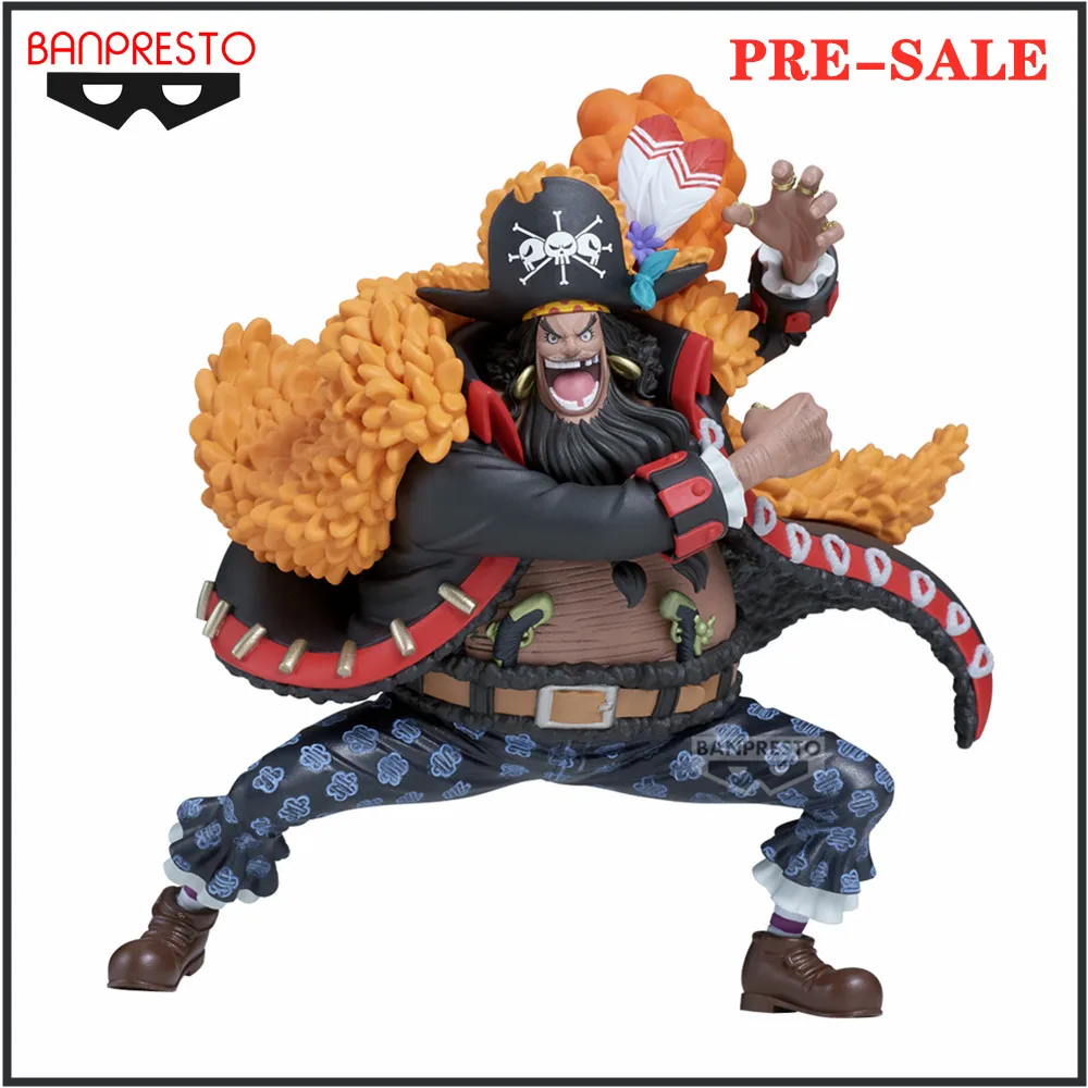 Original Bandai Anime Figure ONE PIECE BATTLE RECORD COLLECTION-MARSHALL.D.TEACH- Action Figure Banpresto Toys Model Doll 11cm