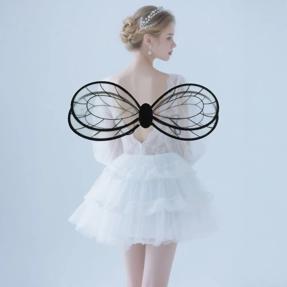 Fairy Costume Lightweight Bee Wings Black Yellow Bee Angel Wings Costume Wings Stage Performance