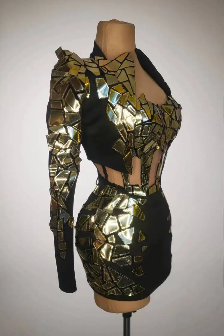 Luxury Sequin Jacket Short Dresses for Women Sexy Singer Pageant Night Out Wear Drag Queen Show Costume Set 2024 New Suipian