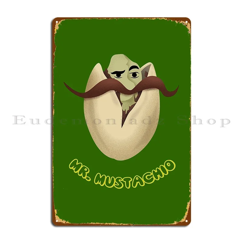 

Металлическая табличка-постер Mr Mustachio Design, настенная вывеска для бара, гаража, жестяная табличка-постер на заказ