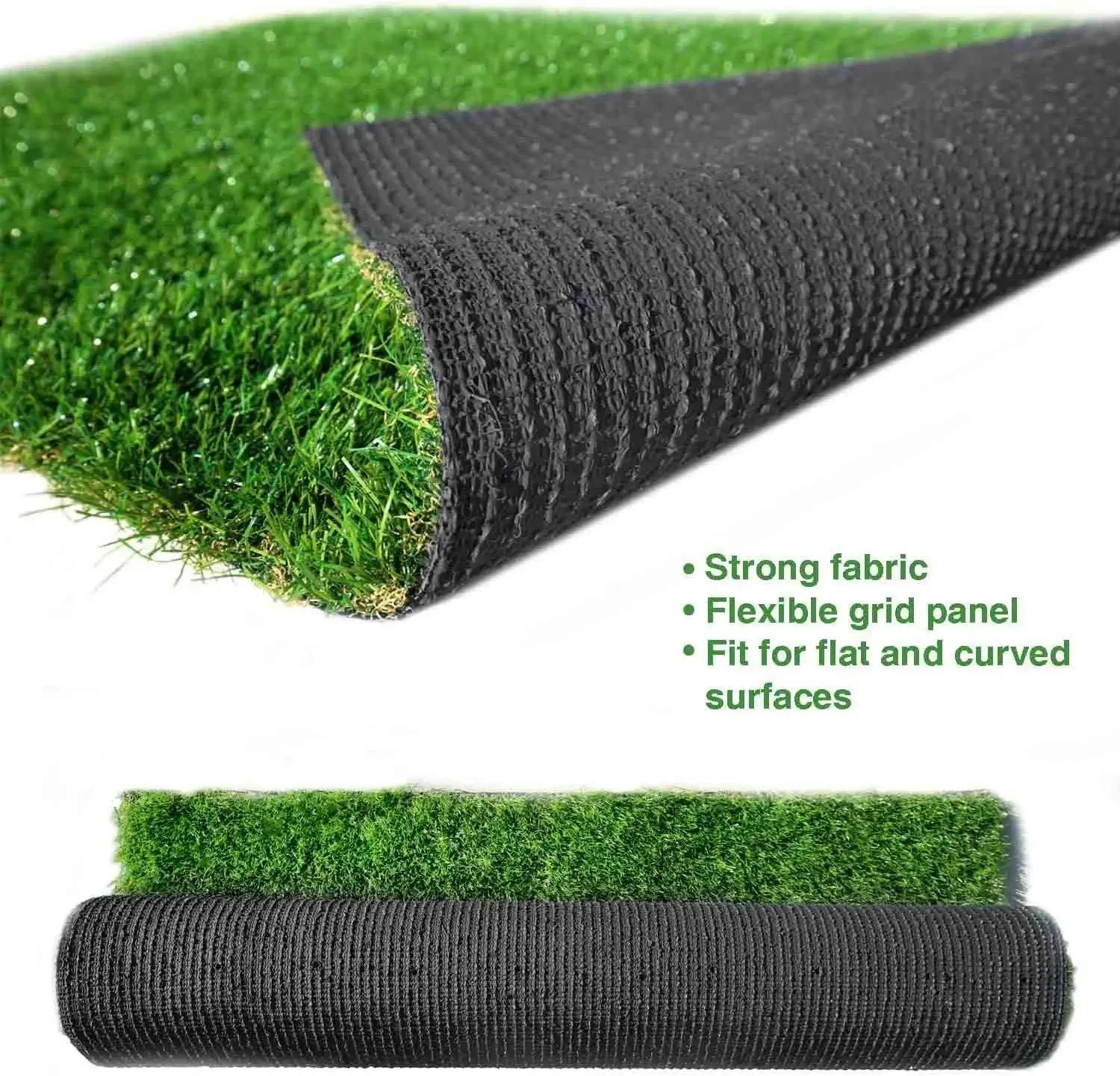 

Thick Artificial Grass Turf Lawn Customized Size 6.5 x 10 Feet, 1.38" Indoor Outdoor Garden Lawn Landscape Synthetic Grass