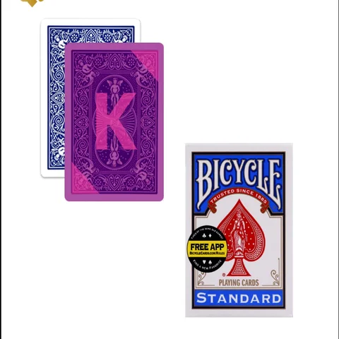 Infrared Marked Bicycle Standard Playing Cards For Infrared Sunglasses & Infrared Contact lenses (Only Cards)