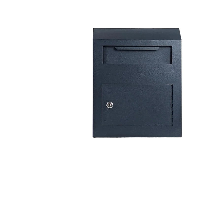 European-style courtyard villa outdoor rainproof wall-mounted metal mailbox mailbox suggestion box newspaper box