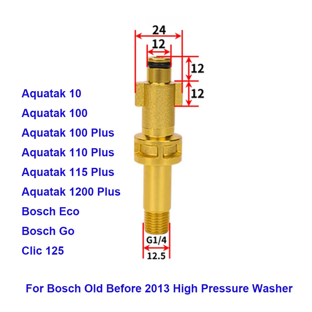 Snow Foam Nozzle High Pressure Washer Gun Generator Deck Foam Bottle For Bosch ECO GO Clic 125 Aquatak 10 Car Washer Cleaning