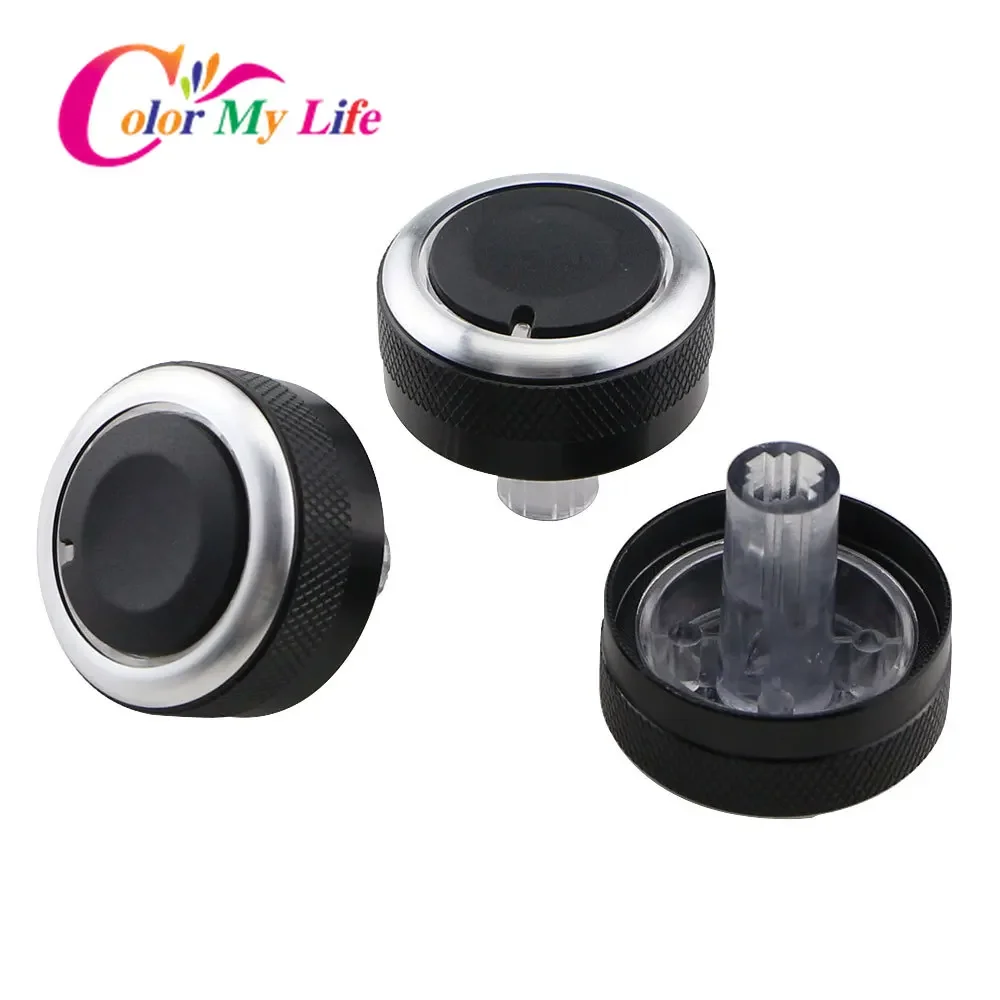 3Pcs Air Conditioning Knobs AC Knob Heat Control Switch Button for Mazda 3 BL 2010 2011 2012 2013 Car Accessories