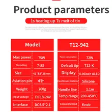 T12-942 OLED Mini Soldering Station #4
