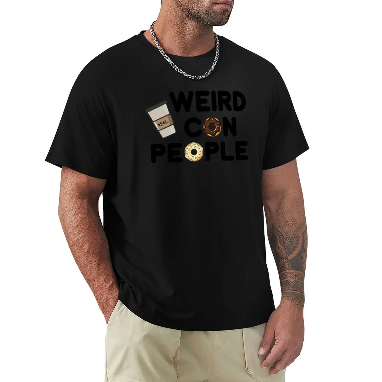 

Weird Con People Donuts T-Shirt cute clothes custom t-shirts Clothing new edition mens tall t shirts