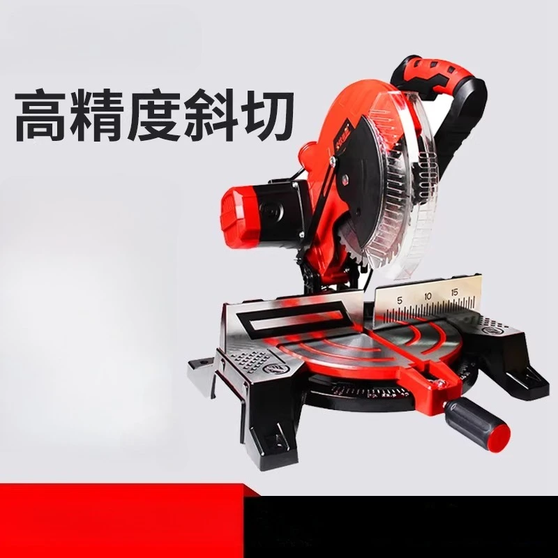 220V 1800W Miter Saw Aluminum Machine 10Inch 45 Degree Cutting Circular Saw High-precision Wood Aluminum Cutting Machine