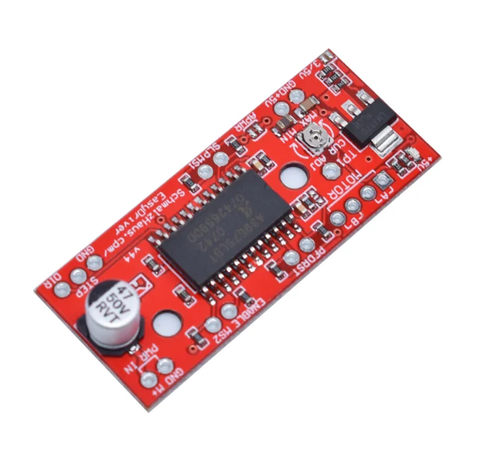 Imagem -03 - Easydriver Stepper Motor Driver Placa de Desenvolvimento 10 Peças Lote A3967 V44