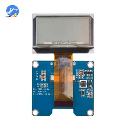 1.51/1.54 pollici 24pin SPI/IIC/parallelo COG 3.3V blu PMOLED schermo OLED trasparente SSD1309 grafico 128x64 128x56 Display