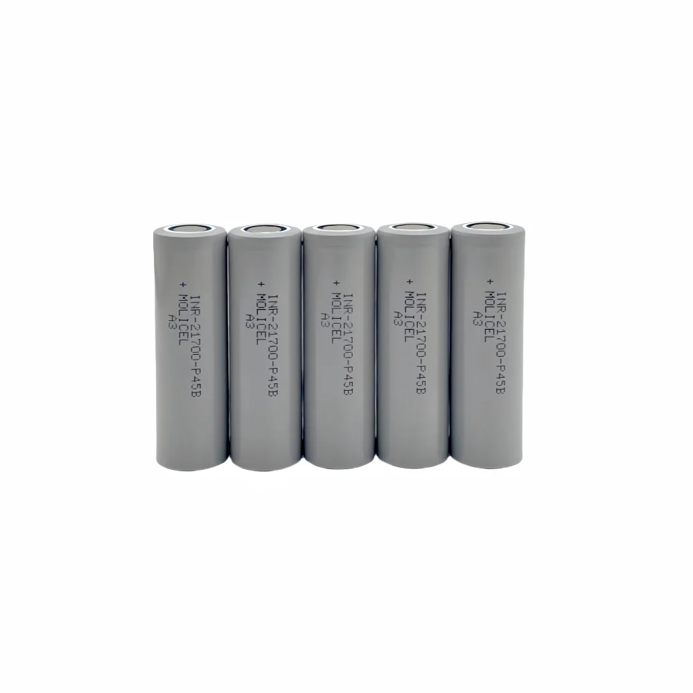 New 3.7V 21700-P45B Rechargeable Battery 4500mAh Power Batteries, 3C Discharge, 21700 Lithium Battery Applies to LED Flashlight.