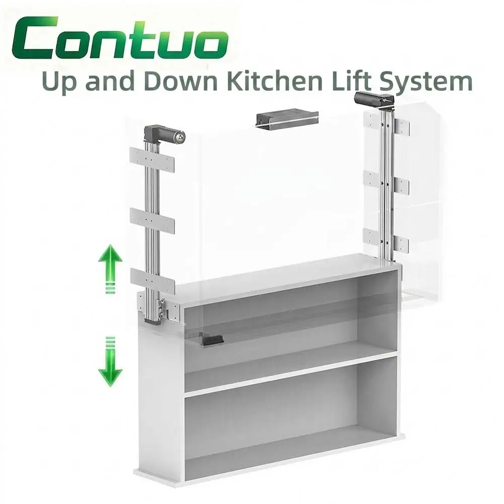 Automatic Kitchen Elevator System Cabinet Lift up and Down Pull, Basket Electric Lifting Automatic Pantry Basket Automatic Lift
