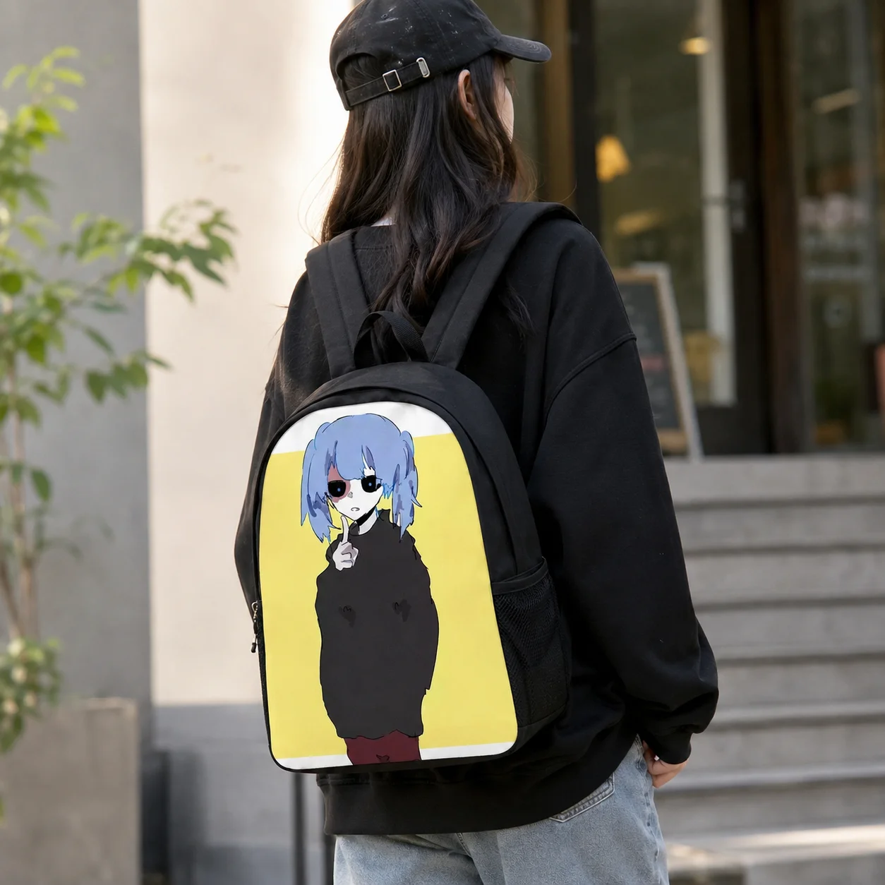 Sally Face Horror Game School Backpack Shoulder Bag Cartoon Bag For Kids Boys Girls Students Birthday Gift