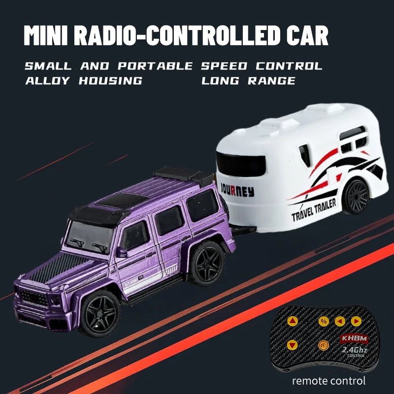 Neues RC-Auto, MINI-Legierung, 1/64 ferngesteuertes Auto, bequem zu tragen, 60 Minuten Arbeitszeit, Kindergeschenke, elektronisches Spielzeug