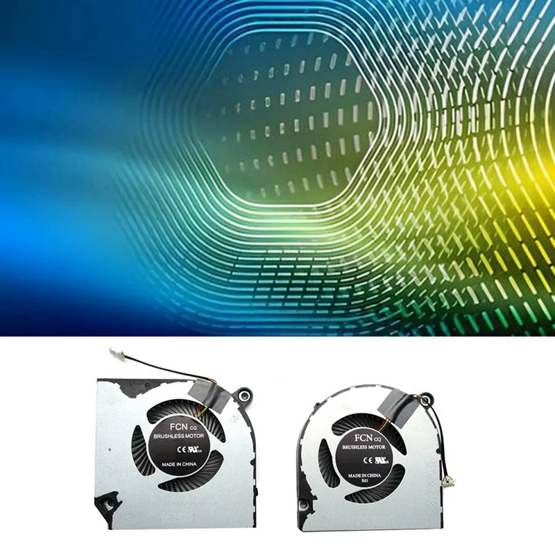 Ventilador de refrigeração CPU + GPU para ASUS Acer AN515-43 AN515-54 AN517-51 AN715-51 Ventilador de resfriamento multifuncional