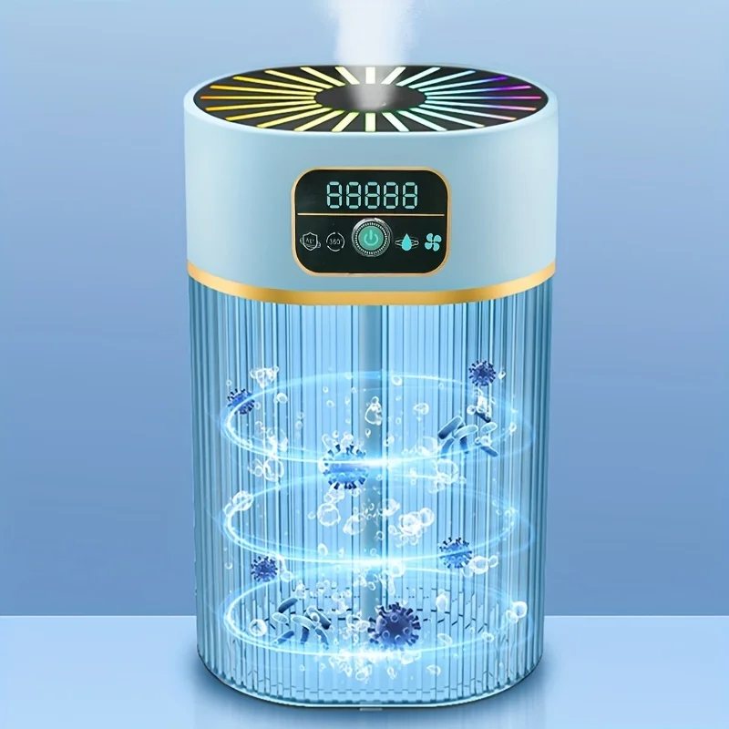 Large Mist Output Humidifier for Home, Quiet Bedroom, Large Capacity, Colorful Ambient USB Air Humidifier,Office Humidifier