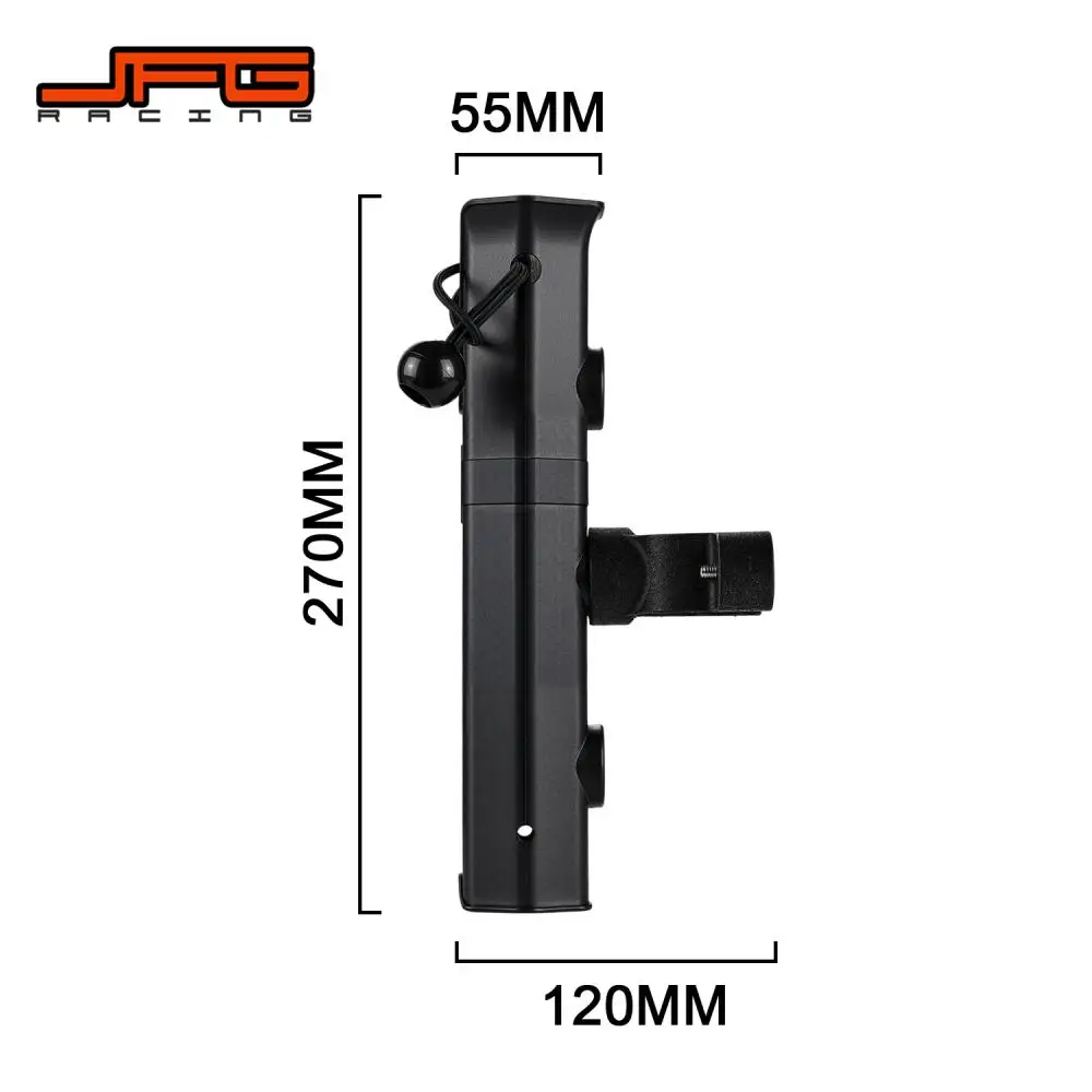 Motorcycle Front Fork Fishing Rod Holder Bracket Mount Adjustable Spinning Universal For Sur-Ron Light Bee X S Ultra Bee