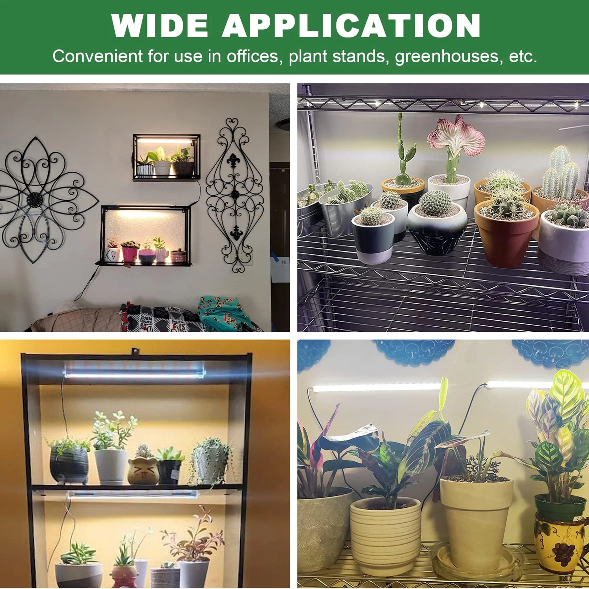 12VTUYA remote control three color adjustable full spectrum LED indoor plant growth lamp can be timed DIY lighting seed start