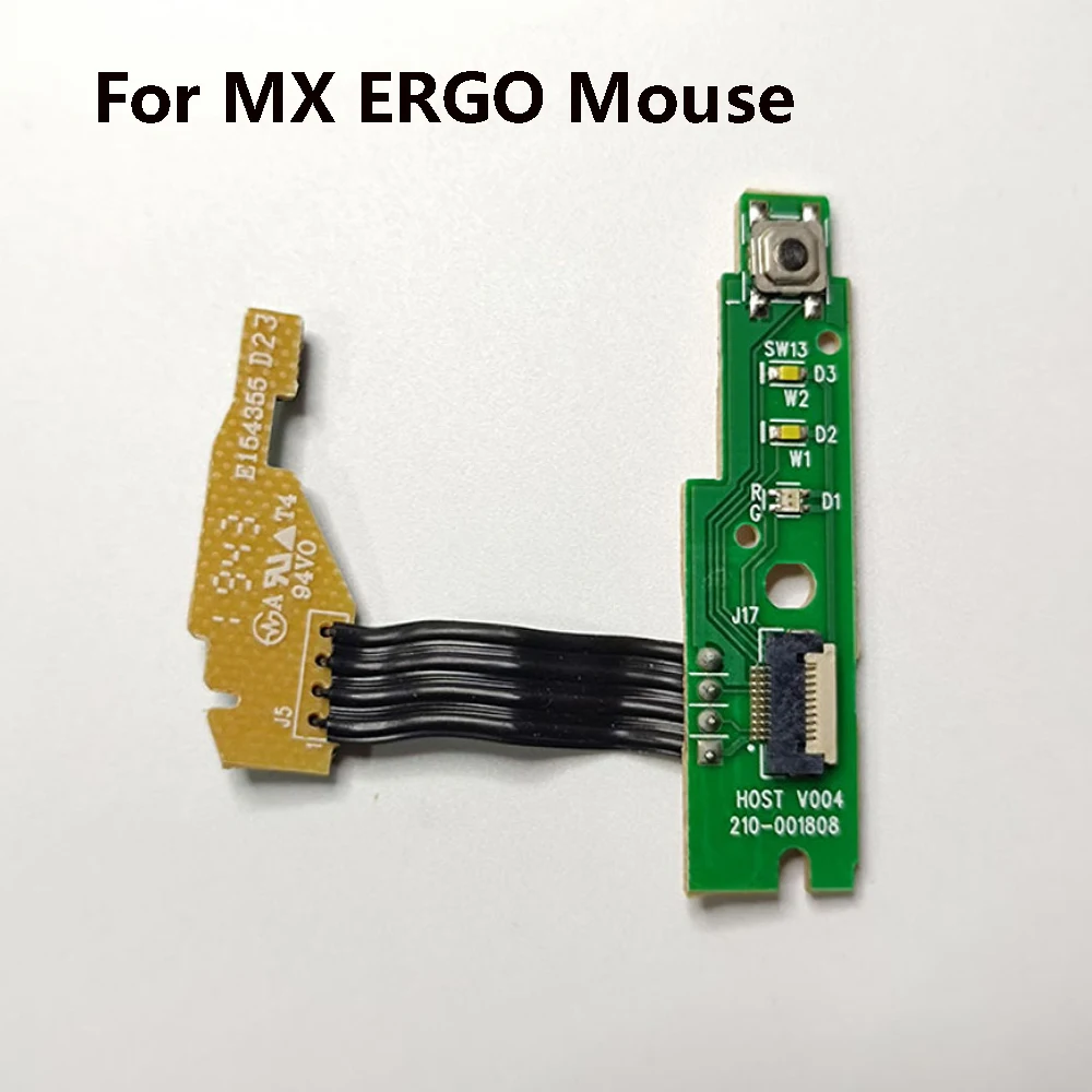 Untuk MX Ergo Tombol Mouse Papan PCB Pengganti Papan Kunci untuk Logitech MX Ergo Mouse Cangkang Atas Tombol Sakelar Mikro Motherboard