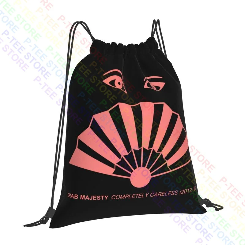 Drab Majesty Completely Careless Album 01 Drawstring Bags Gym Bag School Backpack Gymnast Bag Outdoor Running