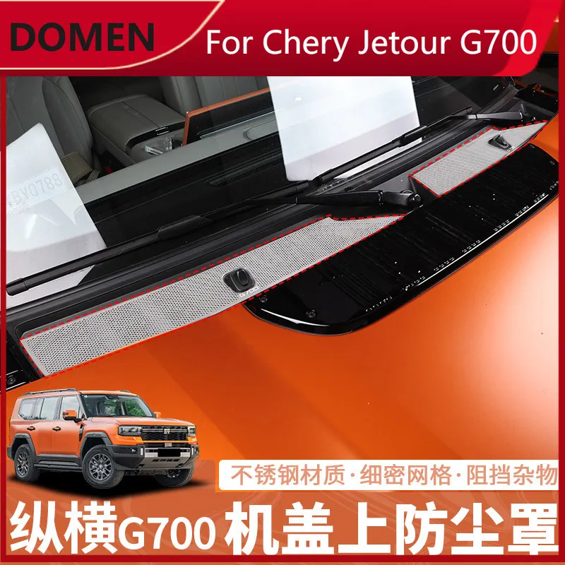 For Chery Jetour G700 Hood Air Intake Filter Net Insect Screen Protector Modification Accessories
