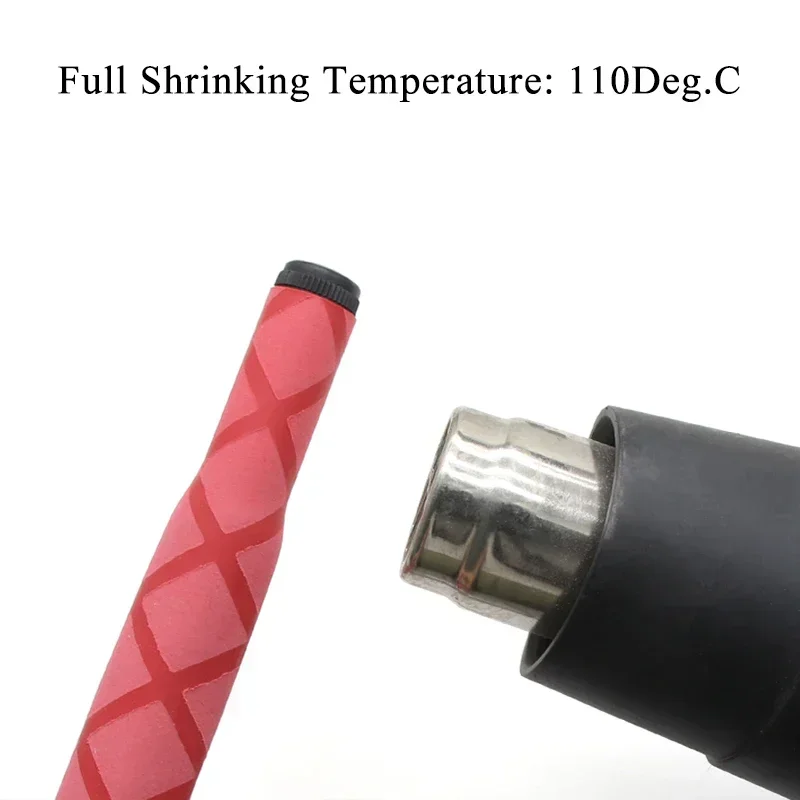 1/3pcs 1M Anti-slip Heat Shrink Tube Fishing Rod Wrap Anti Skid Bicycle Handle Insulation Protect Racket Grip Waterproof Cover