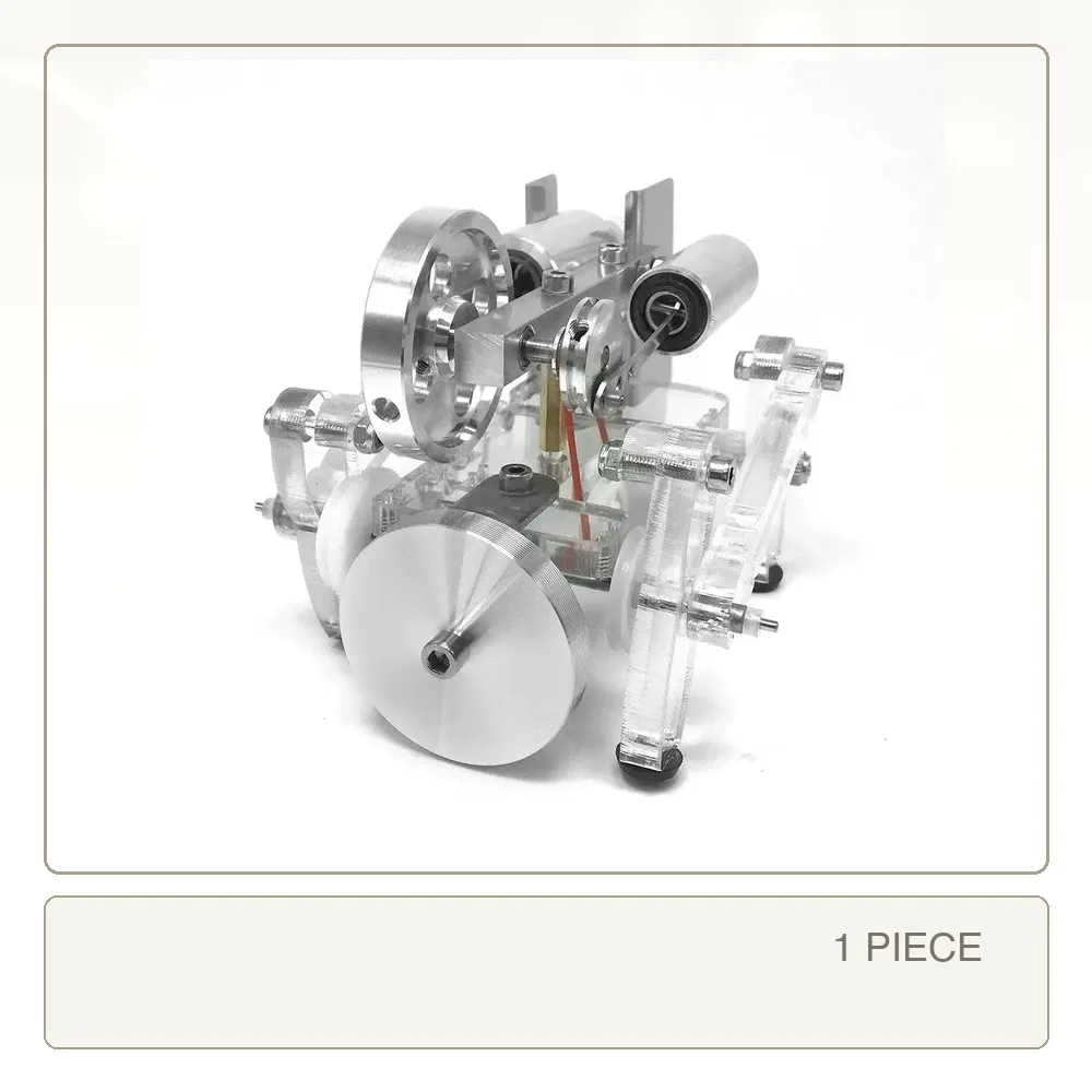 Engineering 4-legged Beast Robot Stirling Engine Model Mini Quadruped Animal Model Science Experiment Toy