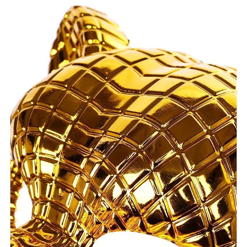 قناع الفهد الذهبي للحفلات أداء الملابس التأثيرية أغطية الرأس بار أداء الحيوان نصف قناع الوجه الكرة الملابس والاكسسوارات #5