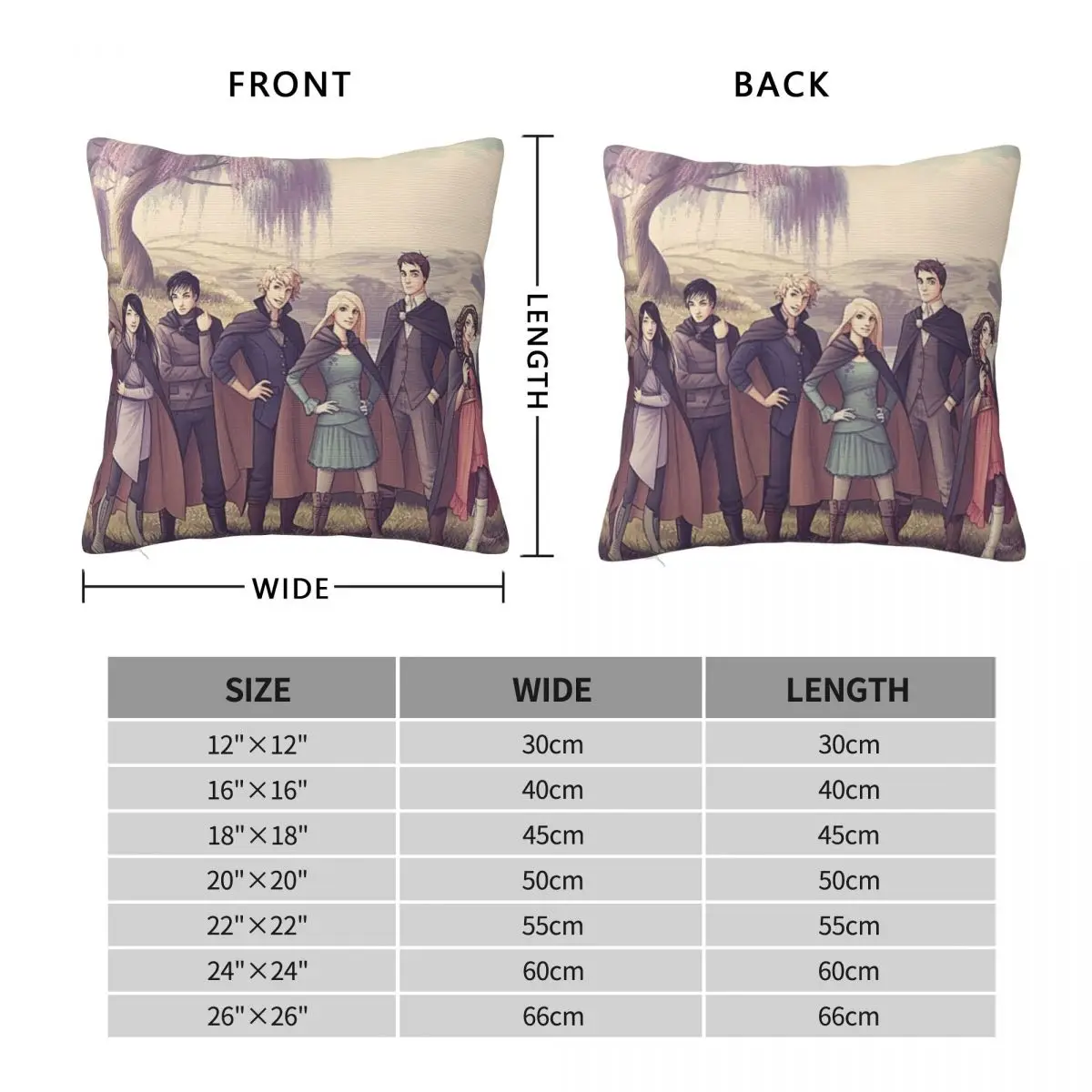 Keeper Of The Lost Cities Character Pillowcase Pillows Cover Cushion Comfort Throw Pillow Sofa Decorative Cushions Used for Home