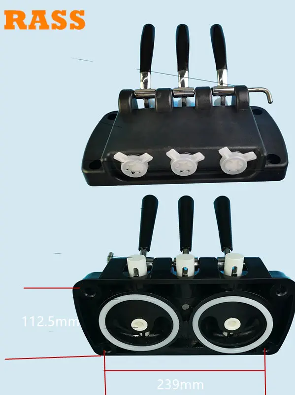 Front Block Panel Discharge Valve For GS Guangshen Soft Ice Cream Machine Spare Parts New Replacement