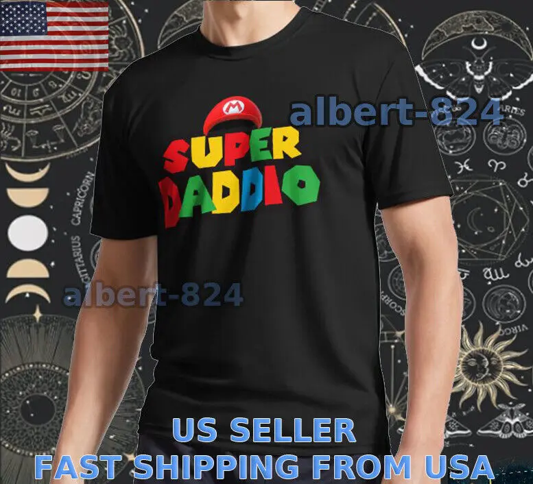 NEW SHIRT SUPER DADDIO LOGO T-SHIRT FUNNY AMERICAN SIZE S TO 5XL