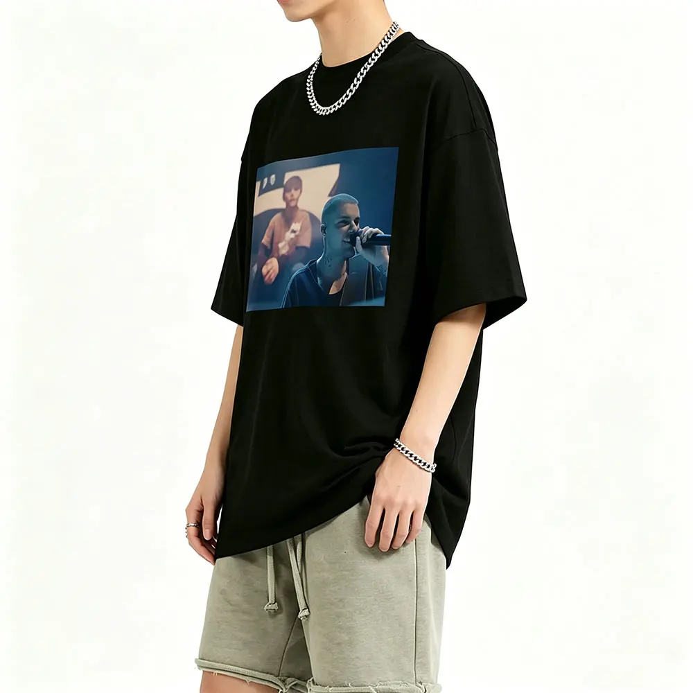 

Justin Bieber Coachella 2026 Merch T-shirts Men Women Hip Hop Fashion T Shirts Oversized Short Sleeve Unisex Streetwear Fan Gift