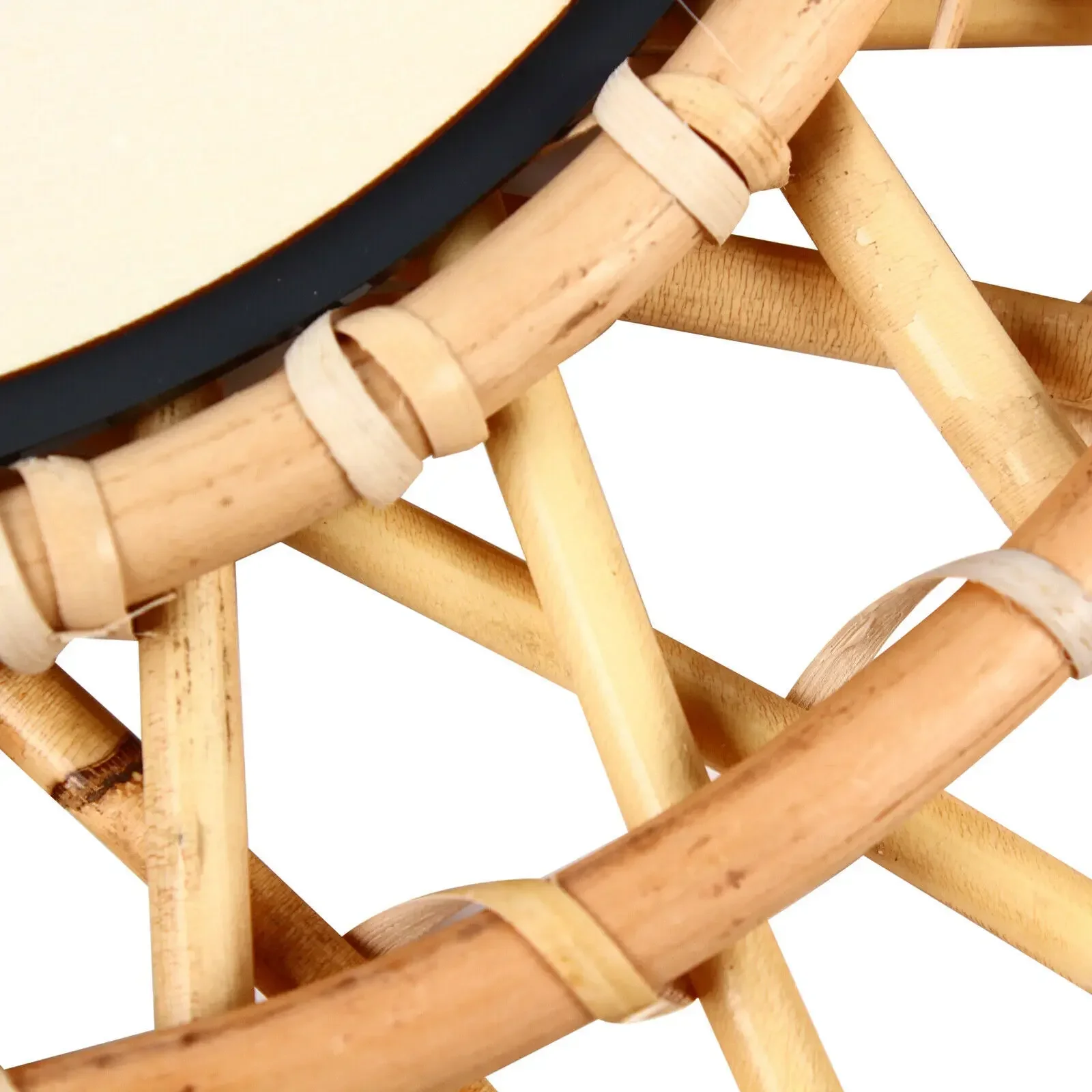 벽걸이 원형 라탄 북유럽 스타일 위커 아트 홈 & 거실 장식용 거울