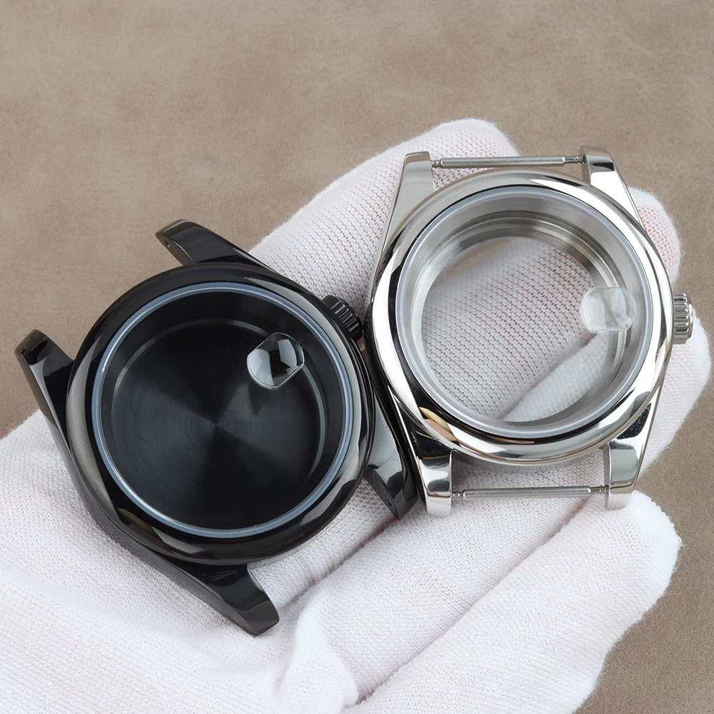 36mm/39mm NH35 Watch Case for DATEJUST NH35 Nh36 automatic Movement 28.5mm dial sapphire Glass Stainless Steel 10ATM waterproof