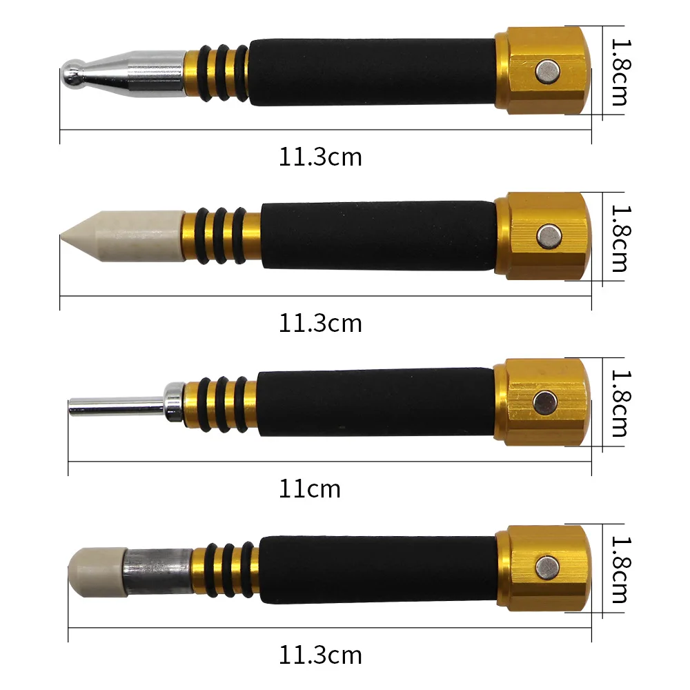 

Anti-slip Car Body Dent Repair Tool Removable Pen Shape Traceless Repair Tool Automobile Body Dent Removal 4PCs