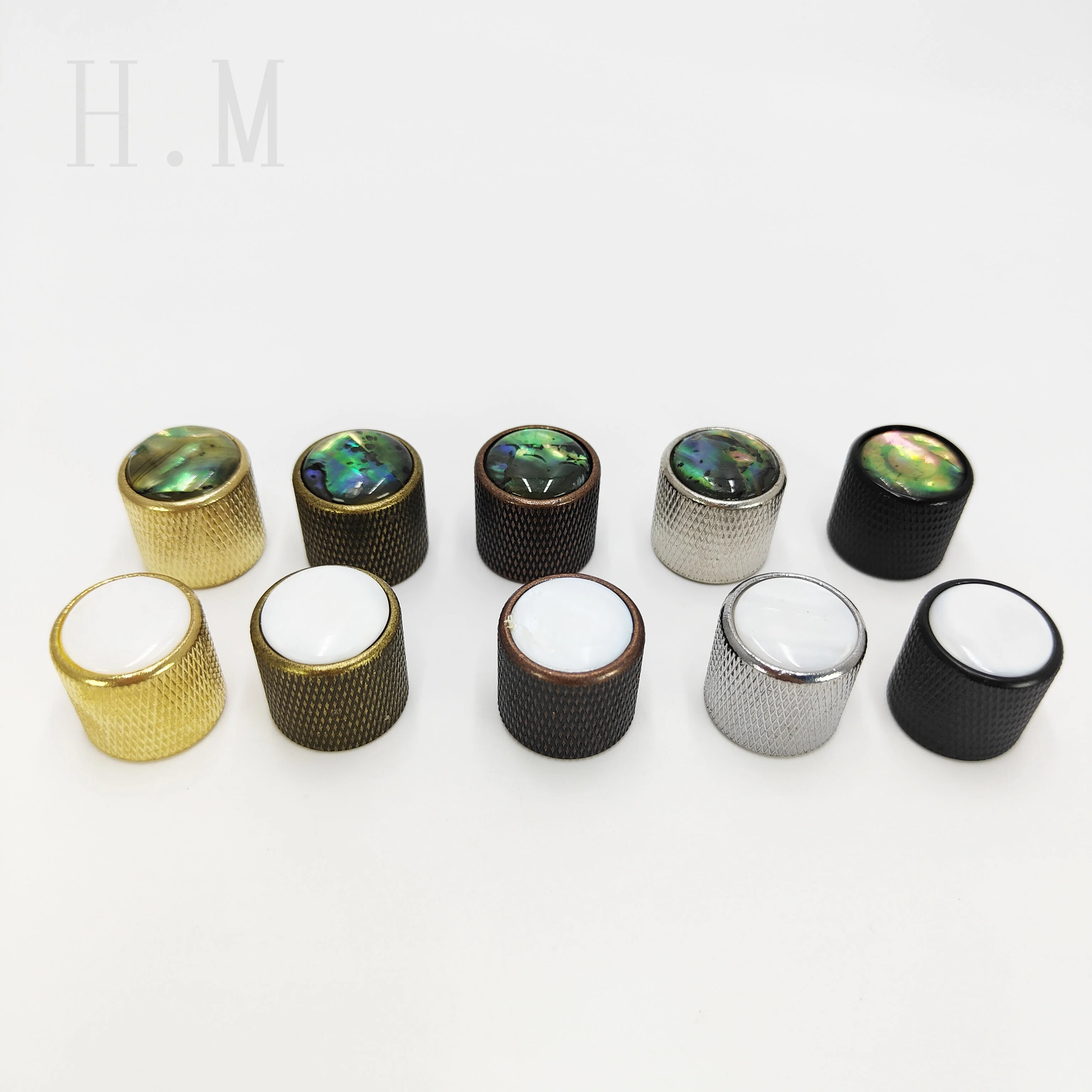 

Manufacturer direct sales electric bass high-grade shell metal knob TL electric guitar volume knob five color guitar accessories