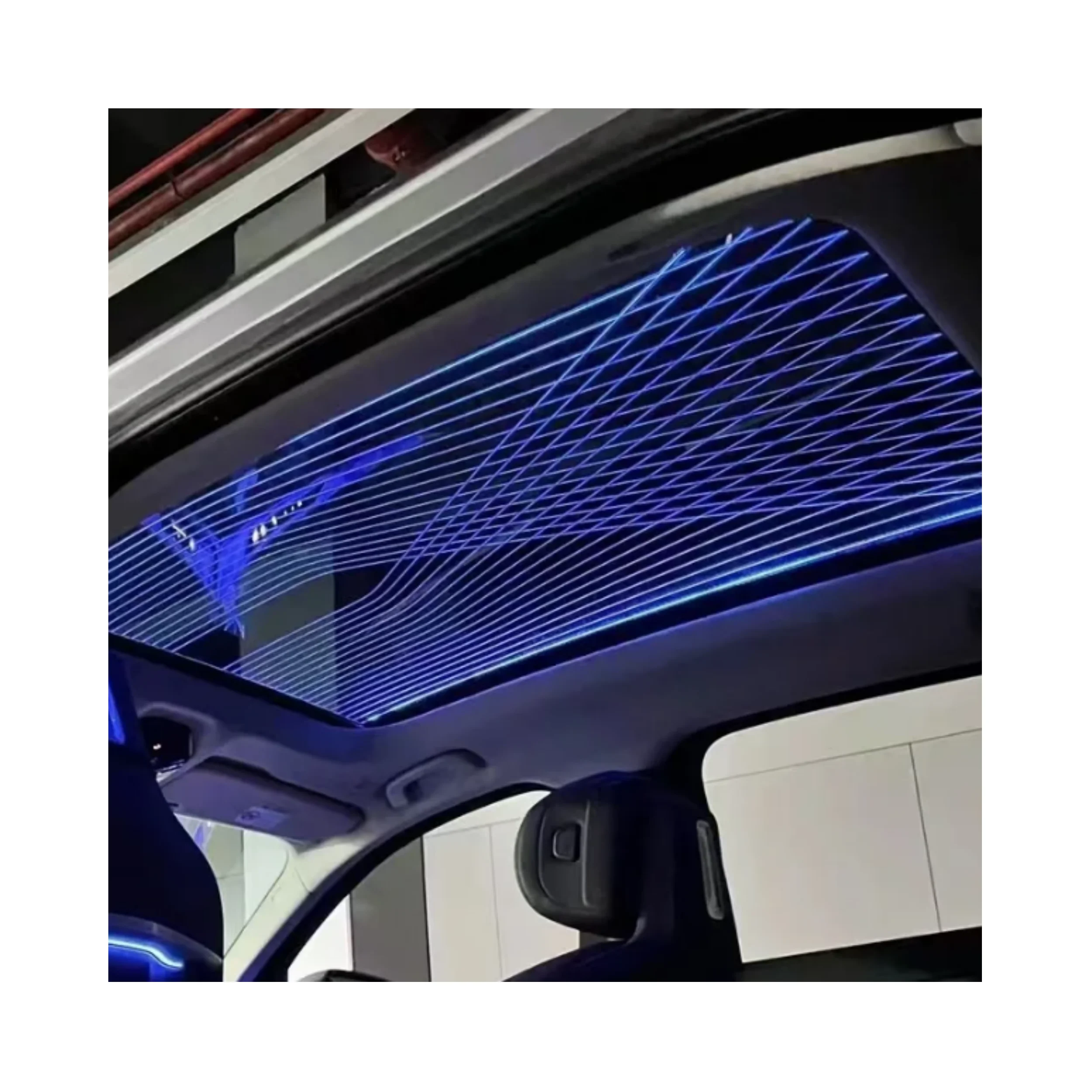 Rich In Patterns Factory Wholesale Auto Glass Panoramic Sunroof With LED Inner Star Film Light-Emitting Car Accessories Colorful