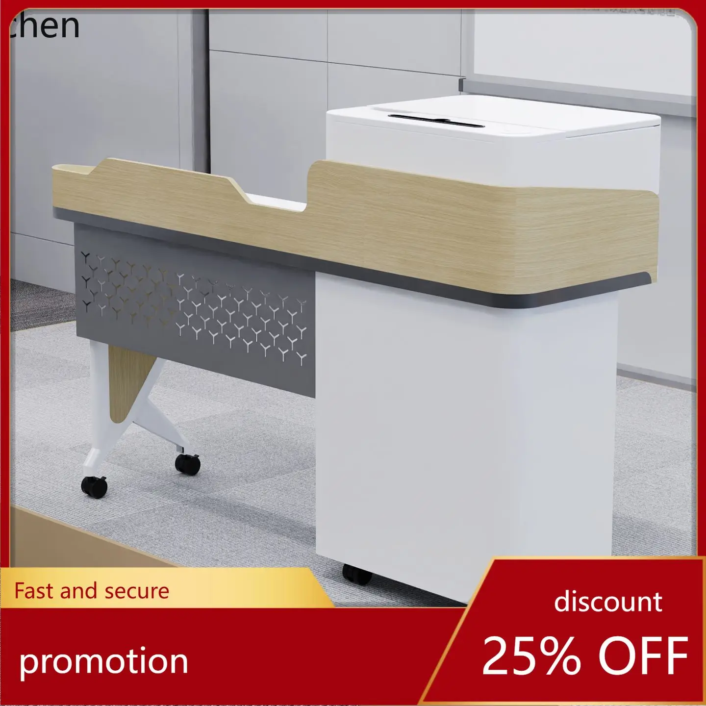 LYY  Movable Multi-Functional Lectern Conference Training Lecture Table Speech Table