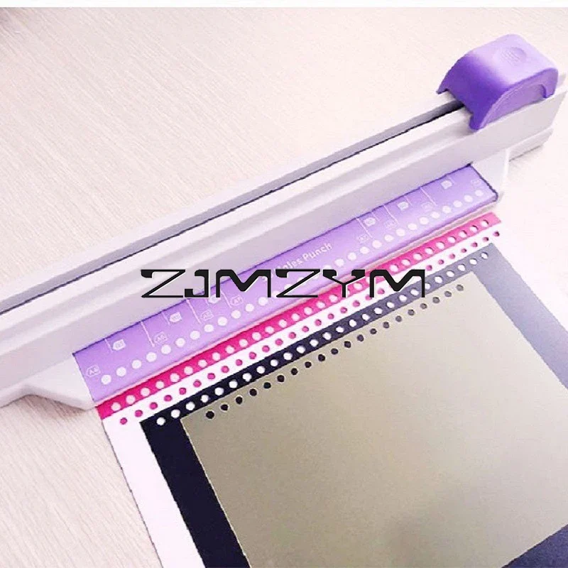 30 Holes Punchersliding Light Duty Paper Punch Multi-function Punch A4/B5/A5/B6 Paper Binder Punch, Sliding Hole Puncher