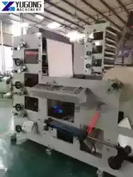 Roll To Sheet Hamburger Paper Sandwich Paper Flexographic Printer Flexo Printing Machine for Sale