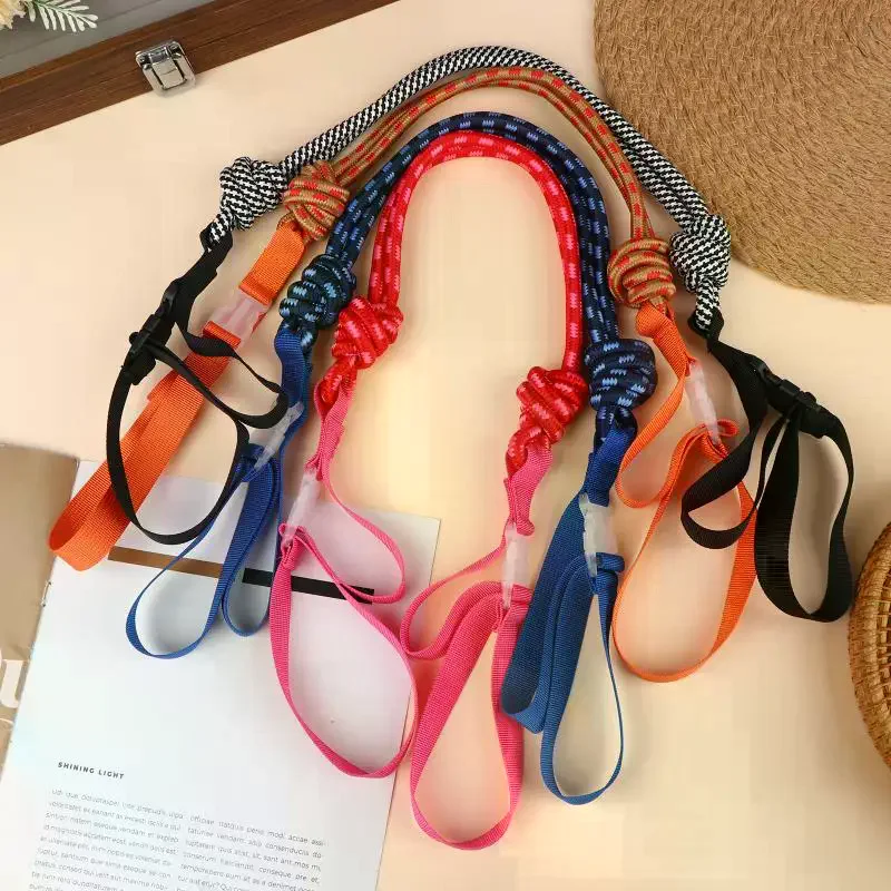 Knotted Nylon Bag Strap Adjustable Wide Shoulder Replacement Strap Wear Resistant Crossbody Belt For Canvas Handbag Purse