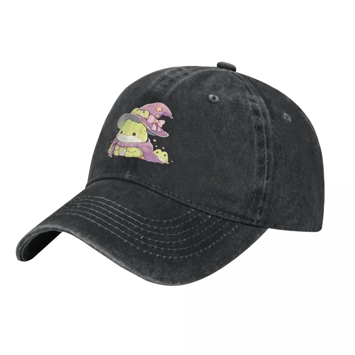 bone-de-beisebol-da-moda-bonito-kawaii-froggy-frog-wizard