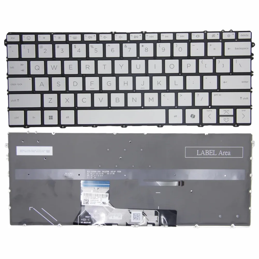 Silver Backlit Keyb…